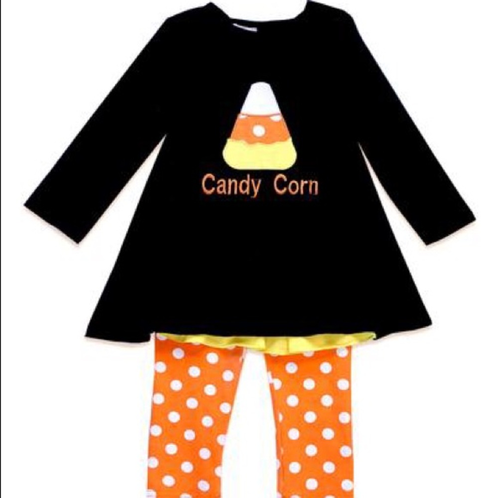 Candy corn outfit